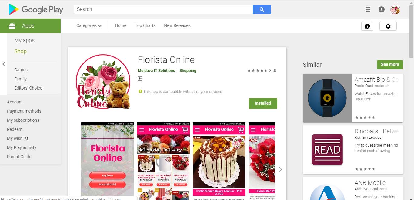 Florista Online App
